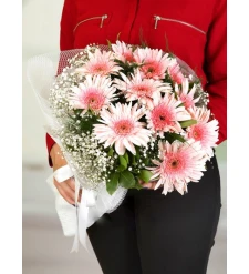 Pembe Gerbera Buketi