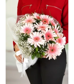 Pembe Gerbera Buketi